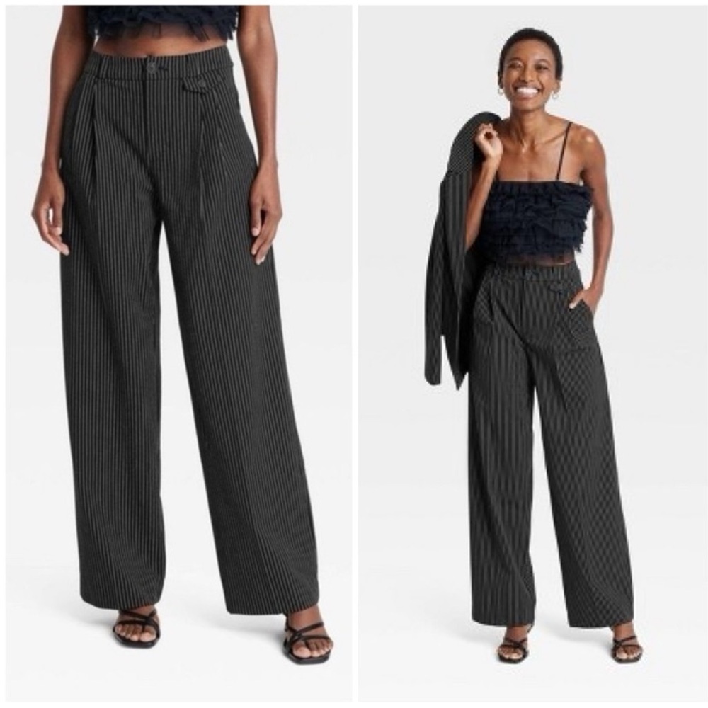 A New Day Women's High-Rise Relaxed Fit Full Length Wide Leg - Picture 10 of 11